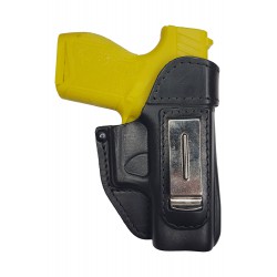 IWB 2 Leather Holster for Taurus GX4 black VlaMiTex