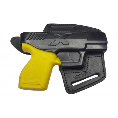 Leather Holster for Walther P22Q OWB – Right-Handed with Snap Button