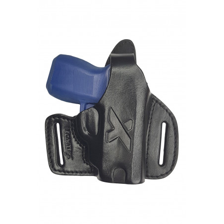 Leder Holster für Taser Pulse OWB – Rechtshänder mit Druckknopf
