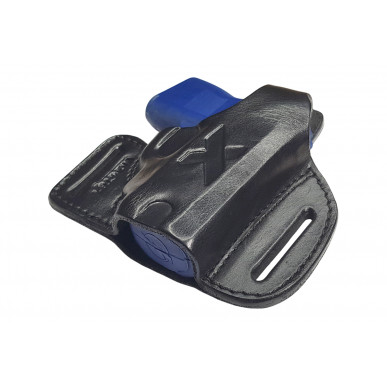 Taser Pulse OWB용 가죽 홀스터 – 오른손잡이용 버튼식