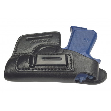 OWB / IWB 5-5 Leather Holster for Walther PPK Black VlaMiTex