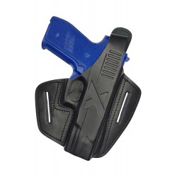 B9 Pistolera de cuero para Sig Sauer P227 negro VlaMiTex