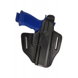 B25 Leather Holster for Sig Sauer P320 black VlaMiTex