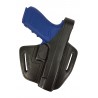 B37 Fondina in pelle per Glock 17 nero VlaMiTex