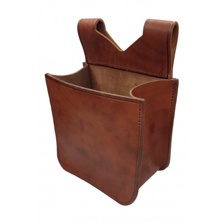 J35 Cartridge pouch for shotgun cartridges brown VlaMiTex