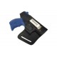 IWB 2-2 Holster de ceinture en cuir pour Walther P22 Noir VlaMiTex