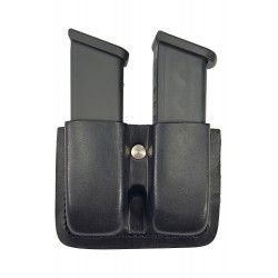 M4 Doppel Leder Magazinhalter für Glock Pistolen von VlaMiTex