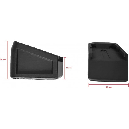 copy of H8 Set 2 x Verlängerte Magazinboden für Glock Magazine VlaMiTex