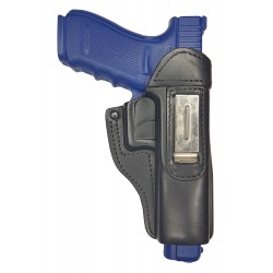 IWB 7 Leder Holster für Glock 17L schwarz VlaMiTex