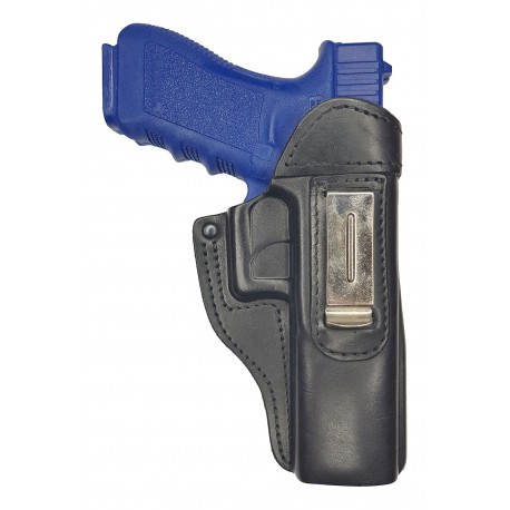 IWB 7 Funda de cuero para Glock 34 negro VlaMiTex