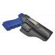 IWB 7 Fondina in pelle per Glock 35 nero VlaMiTex