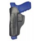 IWB 7 Leather Holster for Glock 24 black VlaMiTex