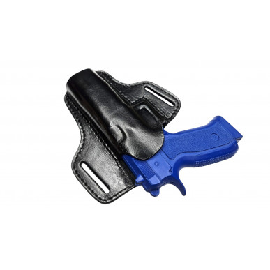 Läderhölster för Glock 17 OWB – Högerhänt med tryckknapp