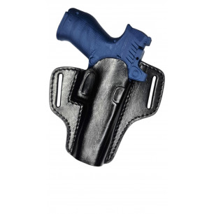 U32 Leder Schnellziehholster für Heckler & Koch SFP9 L OR mit Red Dot – von vorne