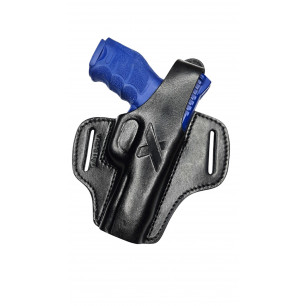 Bőr pisztolytok H&K SFP9 / VP9 OWB – Jobbkezes, patentos