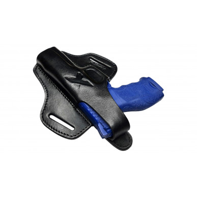 VlaMiTex Pancake Funda de Cuero para H&K VP9A1F & SFP9 SD con Visor de Punto Luminoso