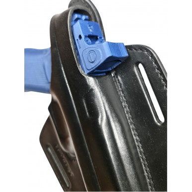 VlaMiTex B34 Pancake кожна футрола за Glock 17L/34/35 са Red Dot – Optic Ready OWB