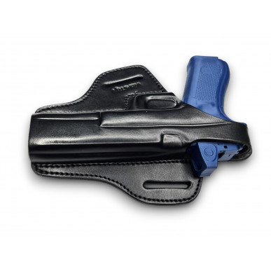 VlaMiTex B34 Pancake حافظة جلدية لـ Glock 17L/34/35 مع Red Dot – جاهزة للاستخدام مع البصريات OWB