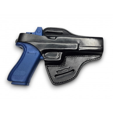 VlaMiTex B34 Pancake Skórzana Kabura do Glock 17L/34/35 z Red Dot – Optic Ready OWB