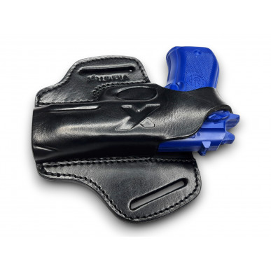 VlaMiTex Pancake Funda de Cuero para Beretta 84 Cheetah con Red Dot