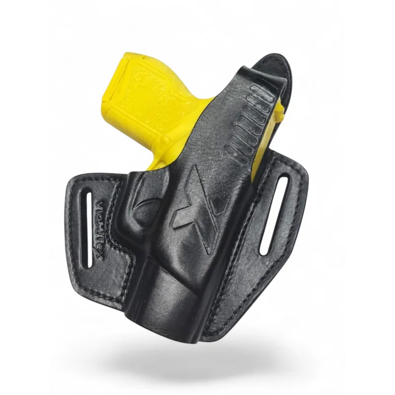 B6 Leather Holster for Taurus GX4 Black VlaMiTex