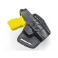 B6 Leder Holster für Taurus GX4 schwarz VlaMiTex