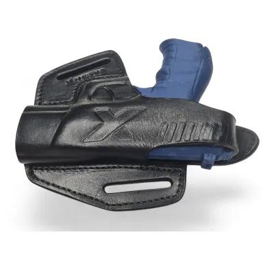 B6 kožené pouzdro pro Walther P22 černé VlaMiTex