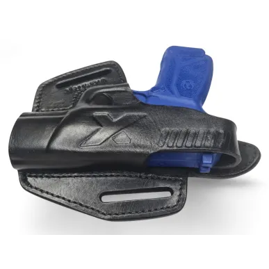 B6 Leder Holster für Ruger MAX 9 schwarz VlaMiTex