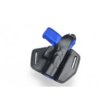 B18 kožené pouzdro pro CZ 75 P-07 Duty černé VlaMiTex