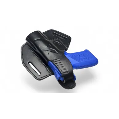 B18 Leather Holster for CZ 75 P-07 Duty Black VlaMiTex