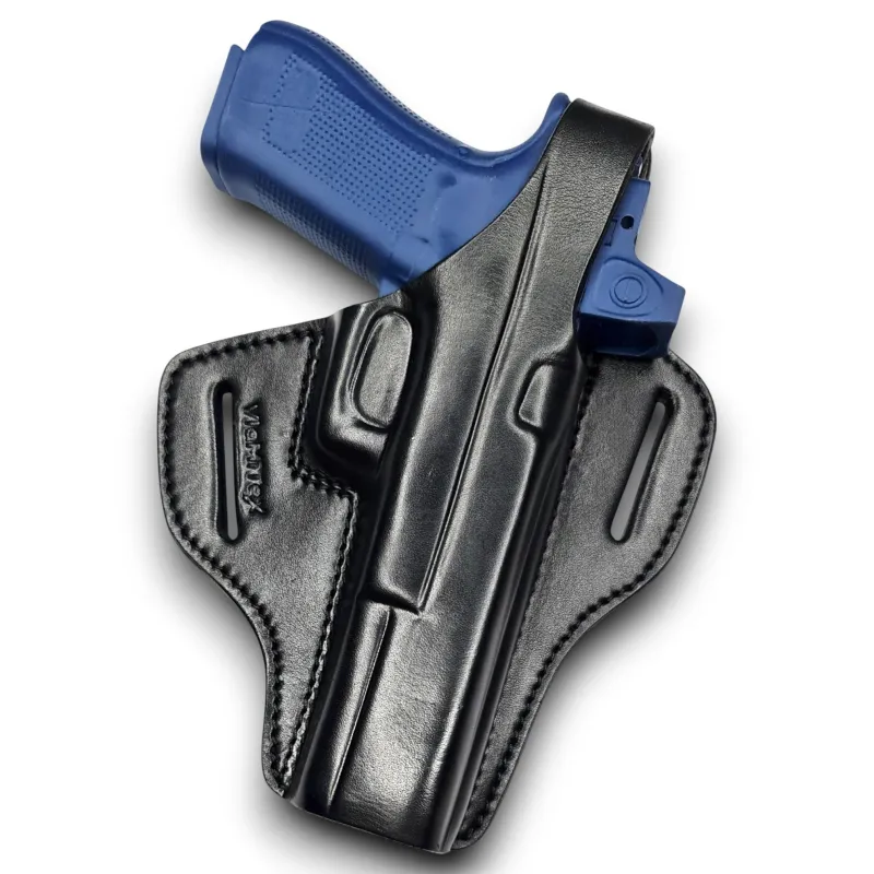 B34 Leather Holster for Glock 35 Black VlaMiTex