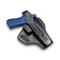 B34 Holster en cuir pour Glock 35 noir VlaMiTex