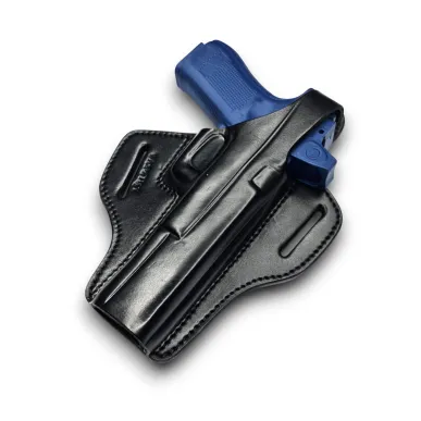 B34 Leder Holster für Glock 34 schwarz VlaMiTex