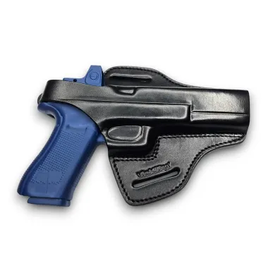 B34 Holster en cuir pour Glock 17L noir VlaMiTex