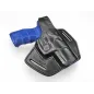 B19 Holster en cuir pour Heckler et Koch P2000 noir VlaMiTex