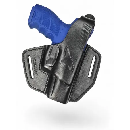B19 Holster en cuir pour Heckler et Koch P10 USP Compact noir VlaMiTex