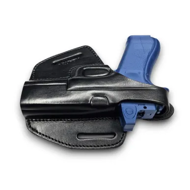 B37 Holster en cuir pour Glock 22 noir VlaMiTex