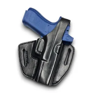 Leder Holster für Glock 17 OWB – Rechtshänder mit Druckknopf