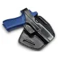 B37 Leder Holster für Glock 17 schwarz VlaMiTex