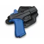 B45 Cross-Draw OWB Leder Holster für Glock 23 inkl. MOS Optic-Ready mit Red Dot