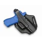 B45 Cross-Draw OWB Leder Holster für Glock 31 inkl. MOS Optic-Ready mit Red Dot