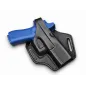 B45 Cross-Draw OWB Leder Holster für Glock 31 inkl. MOS Optic-Ready mit Red Dot