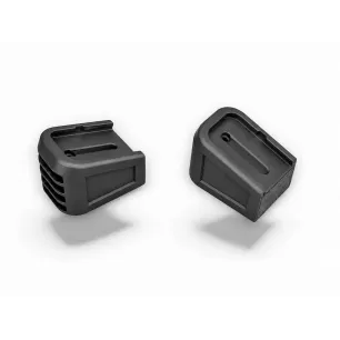 MB-17/19 Ensemble 2 x Base de Chargeur Allongée pour Magazines Glock VlaMiTex – vue de face