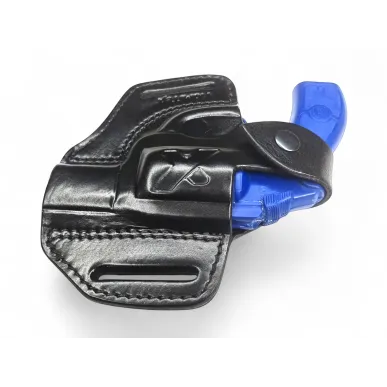 R1 kožené pouzdro na revolver pro Smith & Wesson 36 černé VlaMiTex