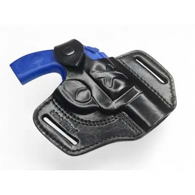 R1 Holster en cuir pour revolver Smith & Wesson 36 noir VlaMiTex
