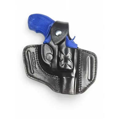 R1 Leather Revolver Holster for Taurus 856 Black VlaMiTex