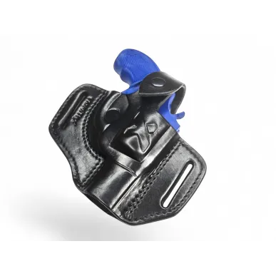 R1 Leder Revolver Holster für Taurus 856 schwarz VlaMiTex
