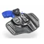 R1 kožené pouzdro na revolver pro Taurus 856 černé VlaMiTex