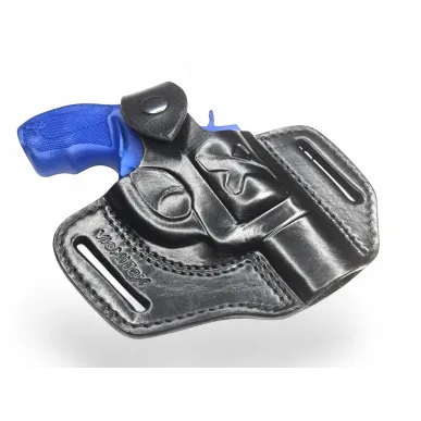 R1 Holster en cuir pour revolver Taurus 856 noir VlaMiTex