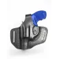 R1 Leder Revolver Holster für Taurus 856 schwarz VlaMiTex